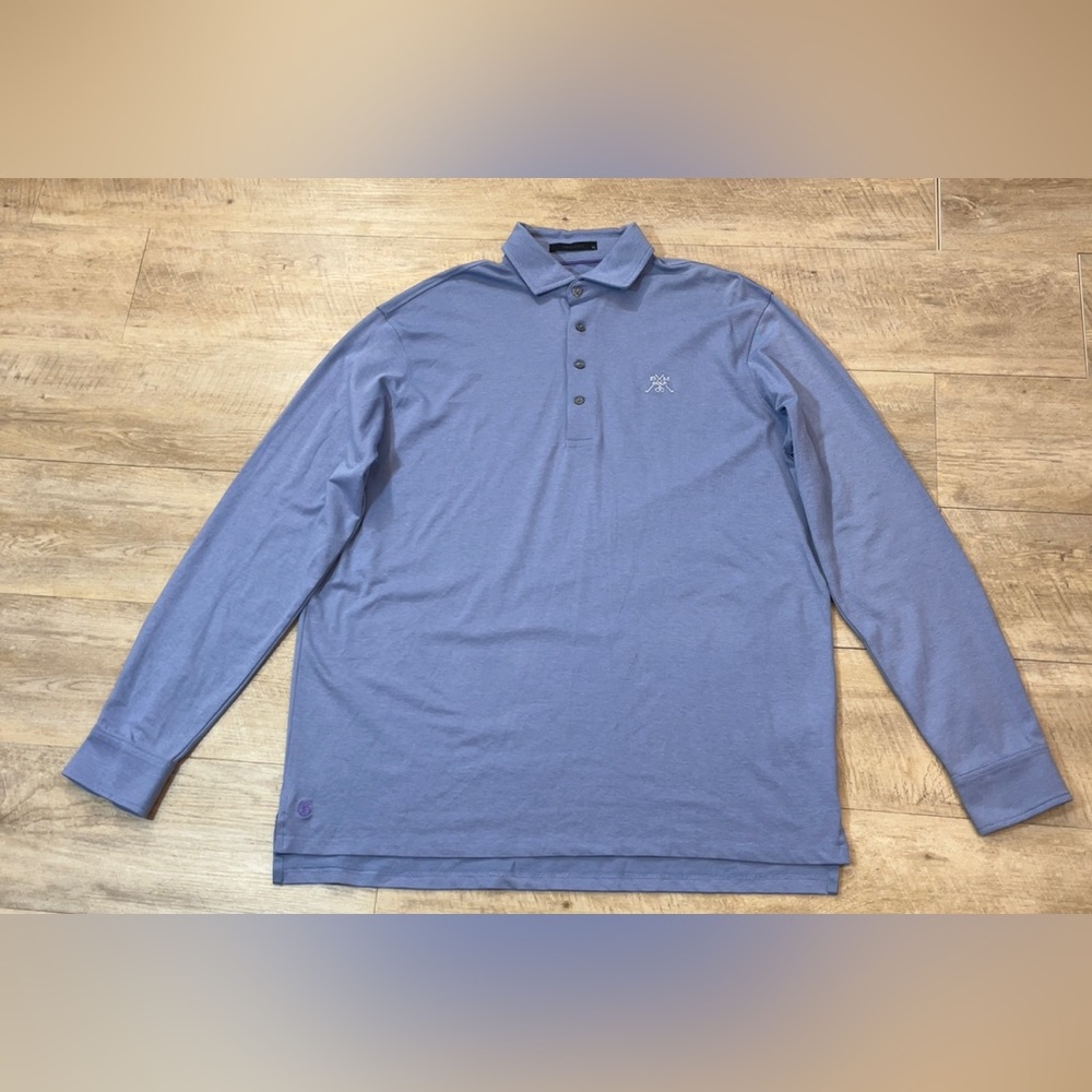 Greyson Men’s Omaha Long Sleeve Brr Cooling Technology Polo Size XL